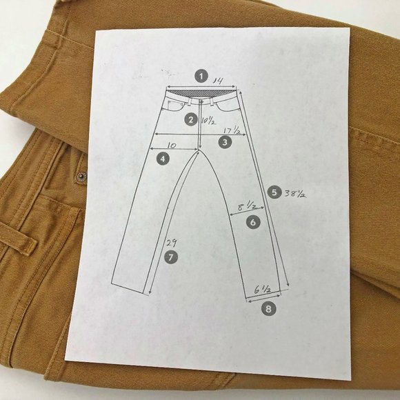 Bill Blass Women's Size 6 Stretch Denim Straight Legs Camel Tan 5 Pocket Jeans - Picture 5 of 7